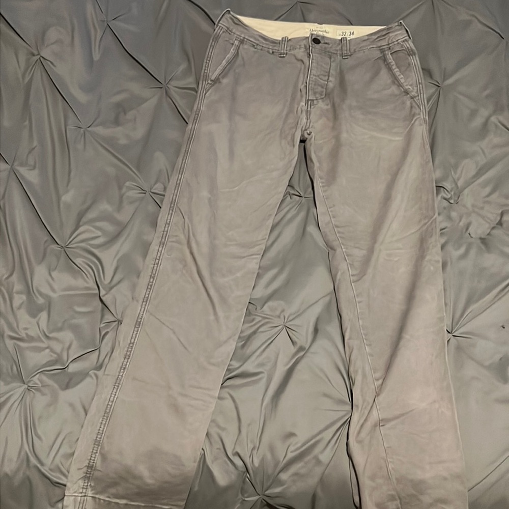 Gray pants Abercrombie & fitch